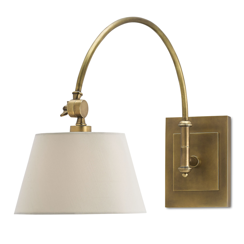 Ashby Brass Swing-Arm Wall Sconce
