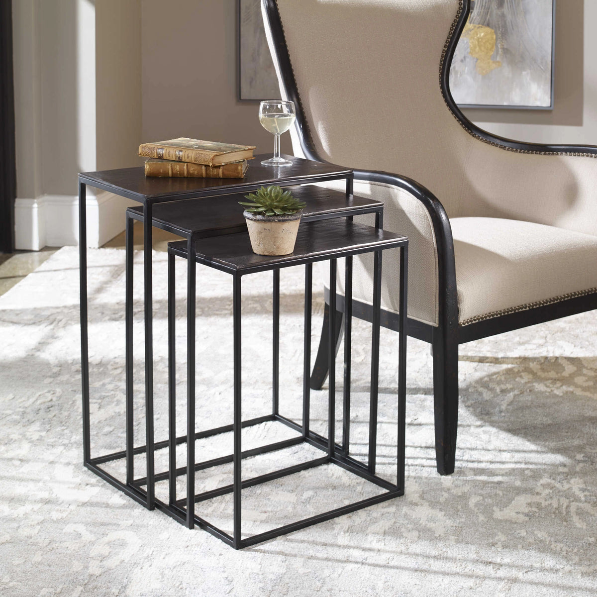 Coreene Nesting Tables Set/3