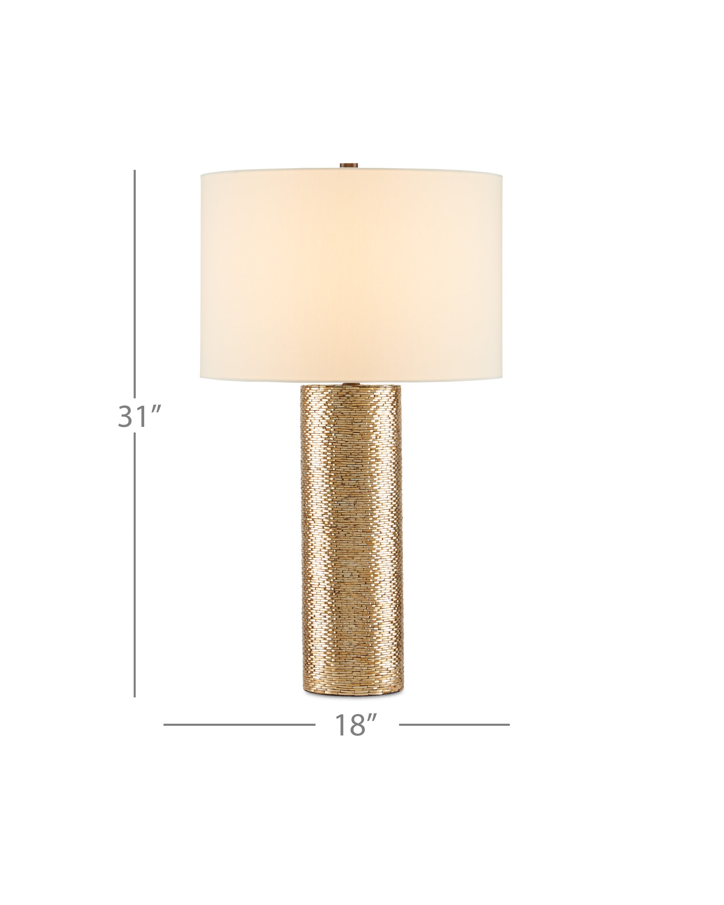 Glimmer Gold Table Lamp - Thumbnail 3
