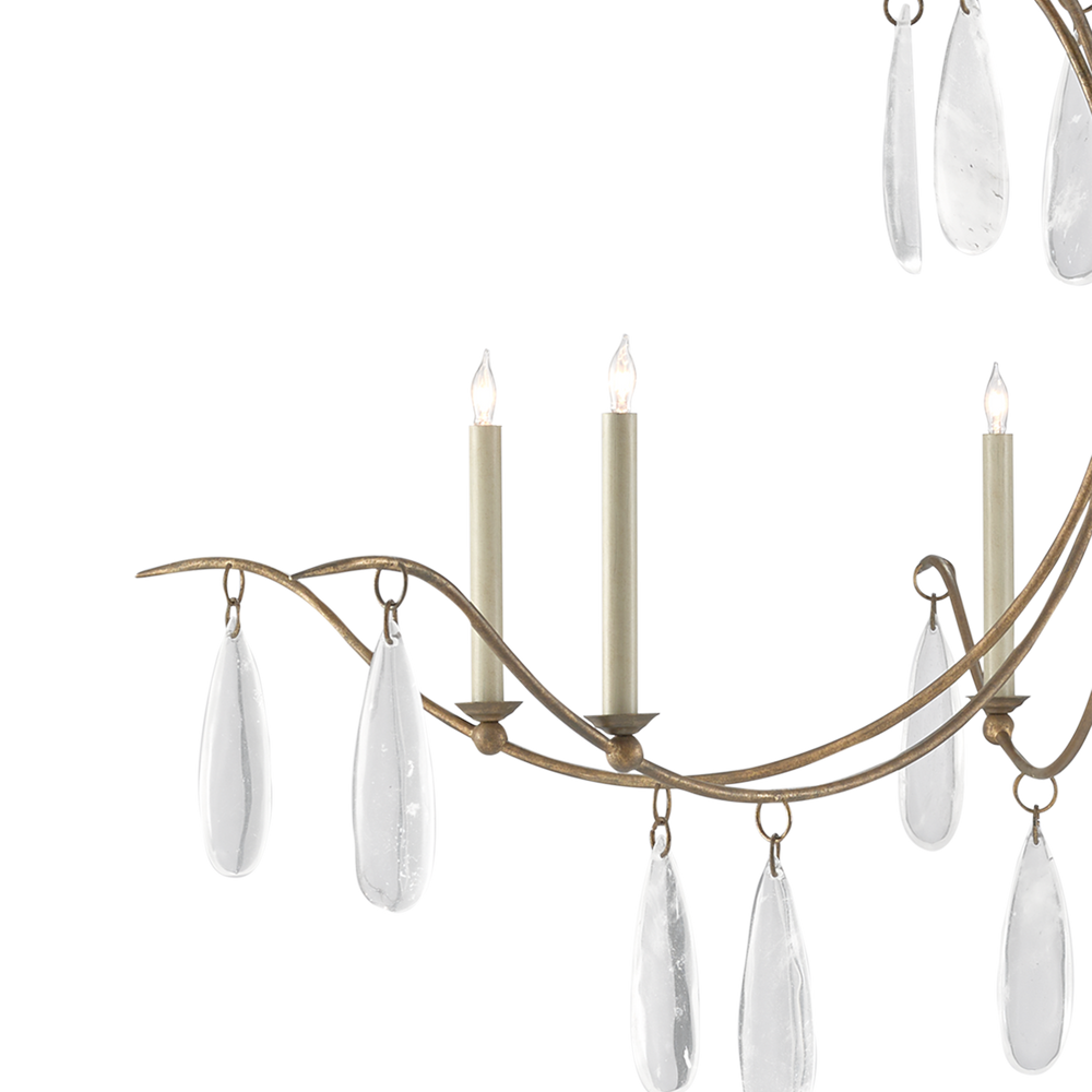 Marshallia Large Gold Chandelier