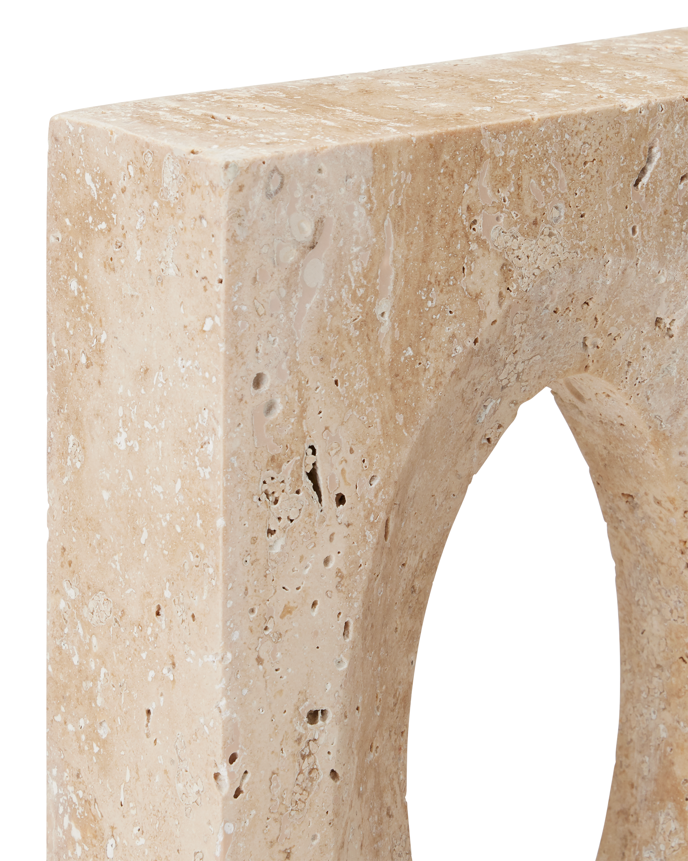 Demi Travertine Bookends Set of 2 - Thumbnail 2