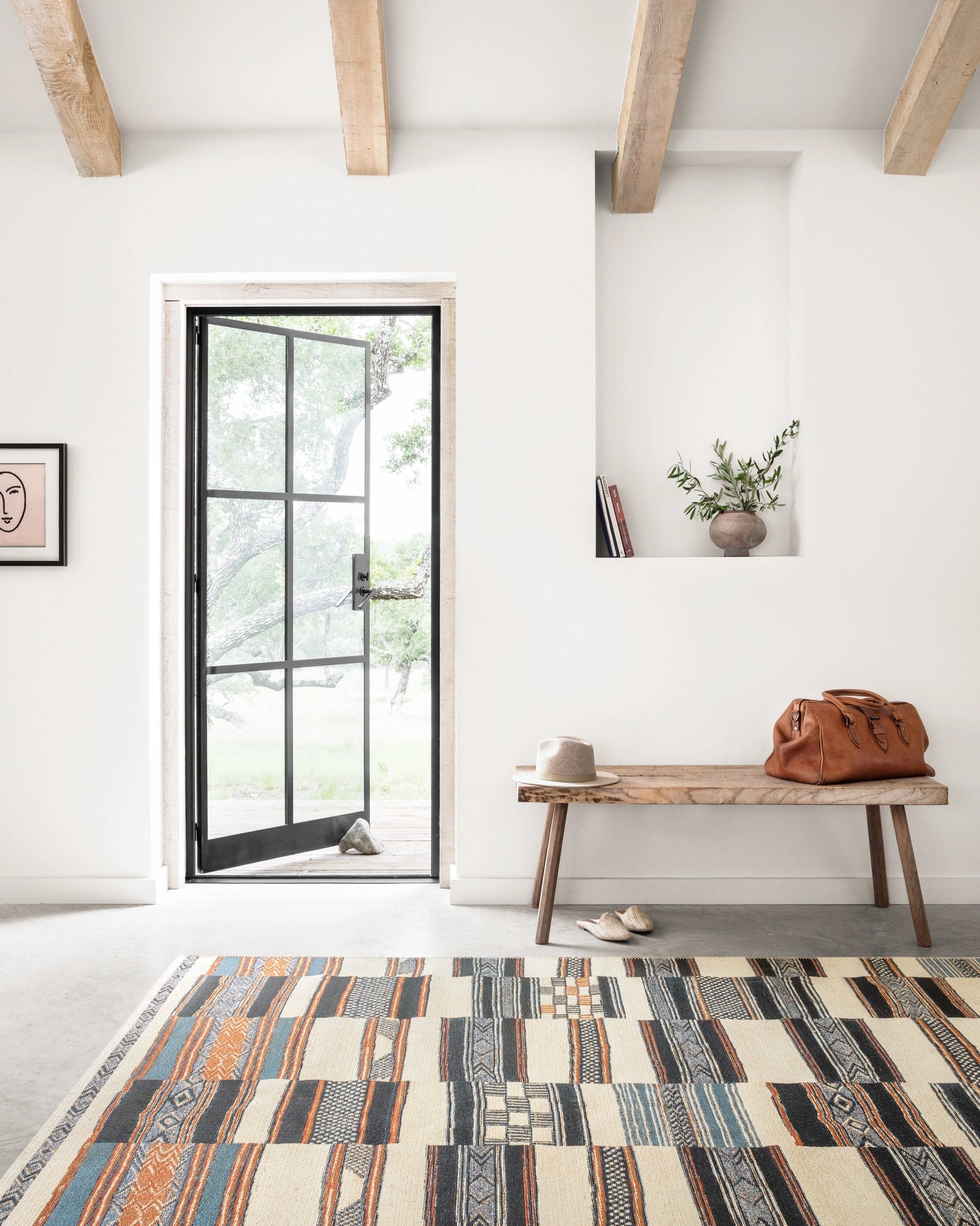 Loloi Mika Ivory / Multi 2'-5" x 7'-8" Runner Rug