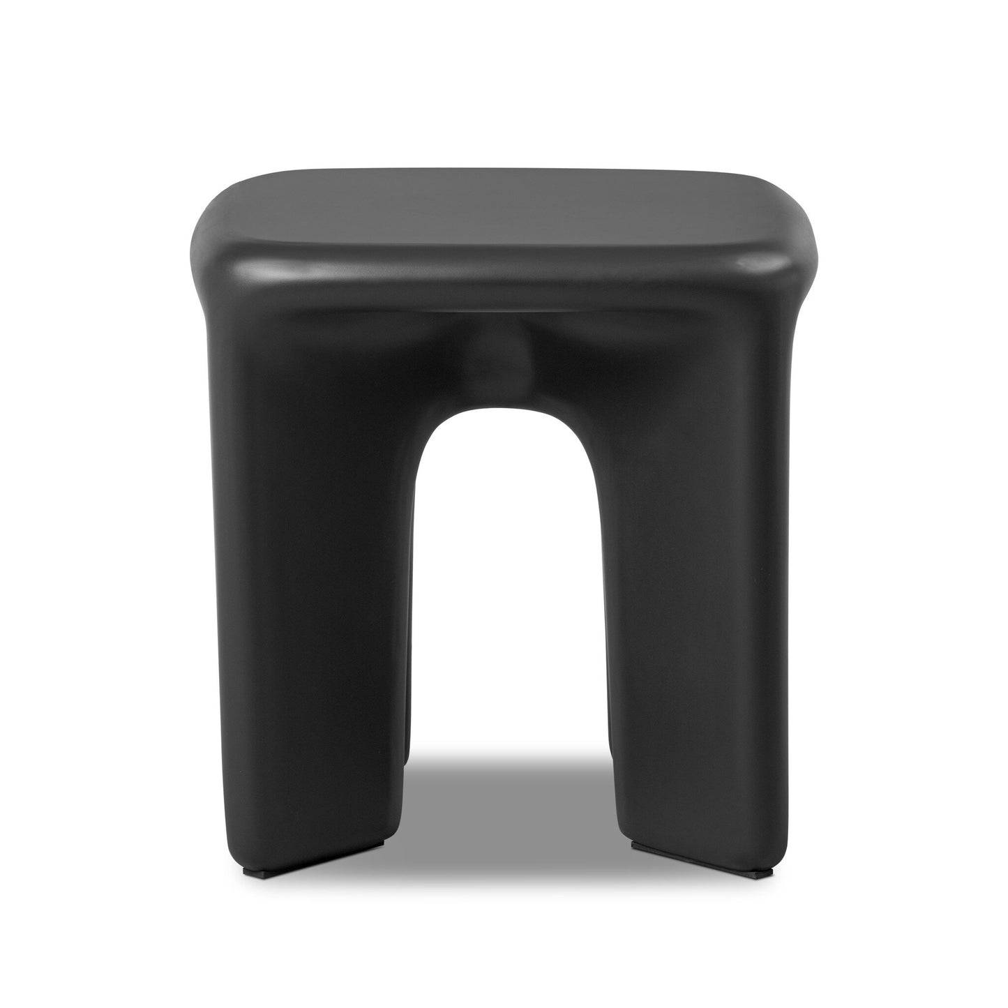 Dante End Table - Black Concrete