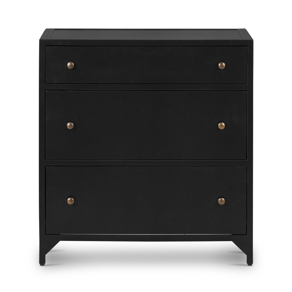 Belmont Large Storage Nightstand - Black