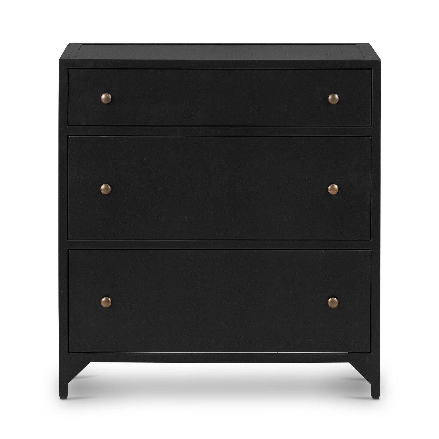 Belmont Large Storage Nightstand - Black