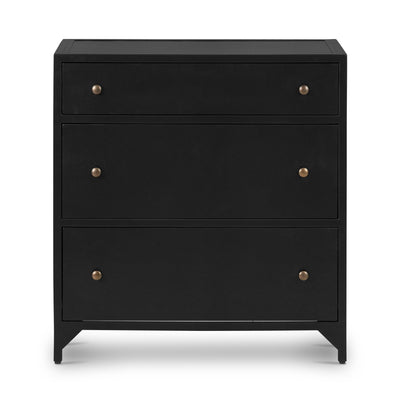 Belmont Large Storage Nightstand - Black