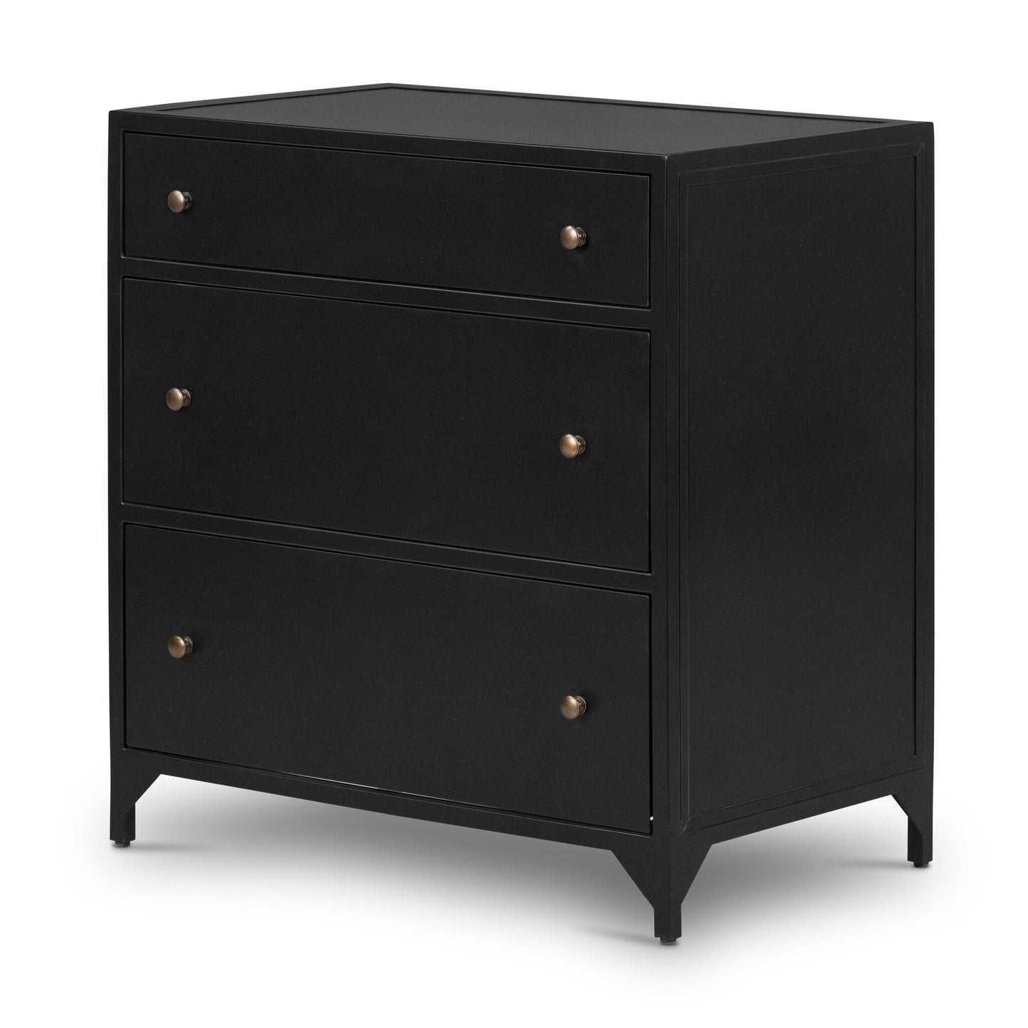 Belmont Large Storage Nightstand - Black