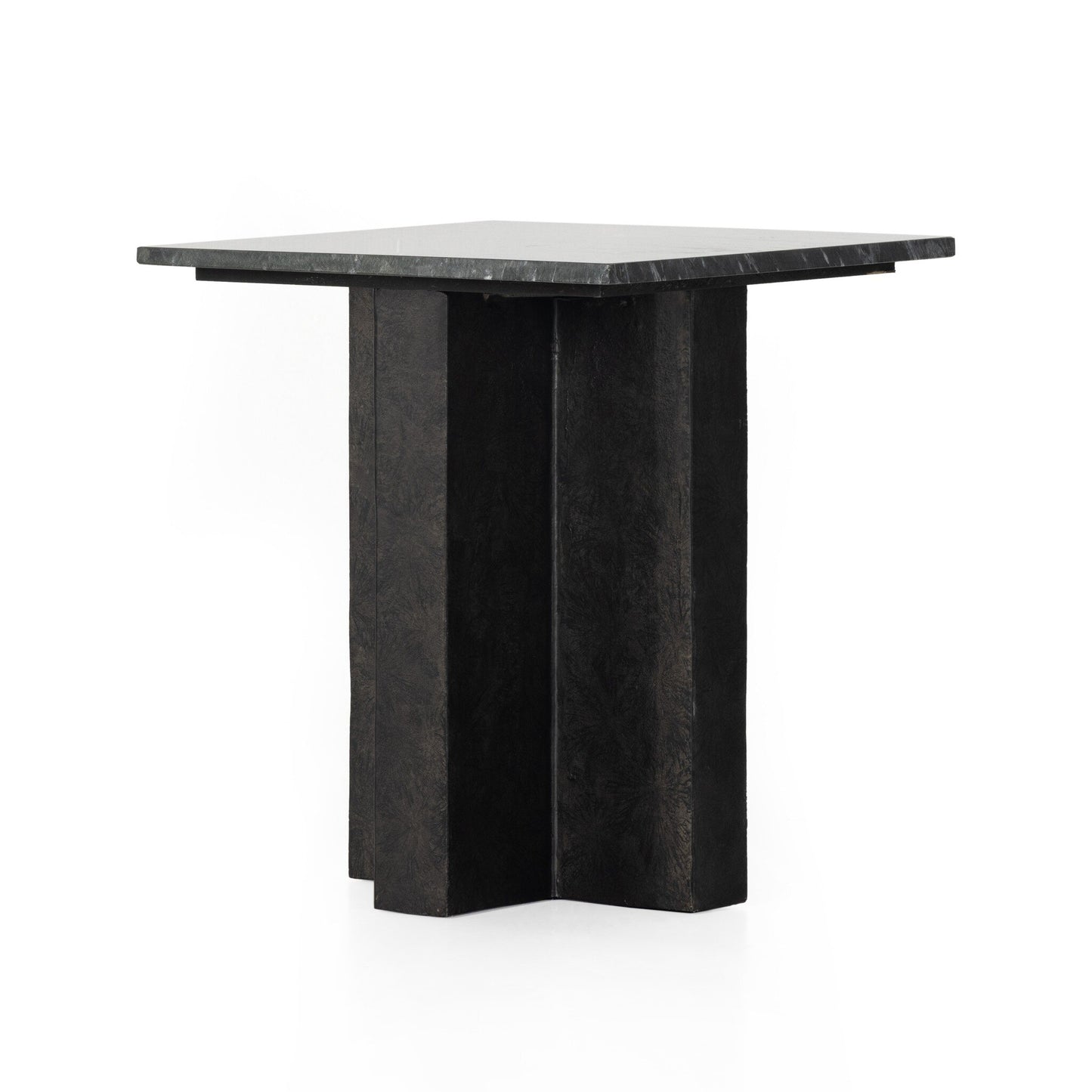 Terrell End Table - Black Marble