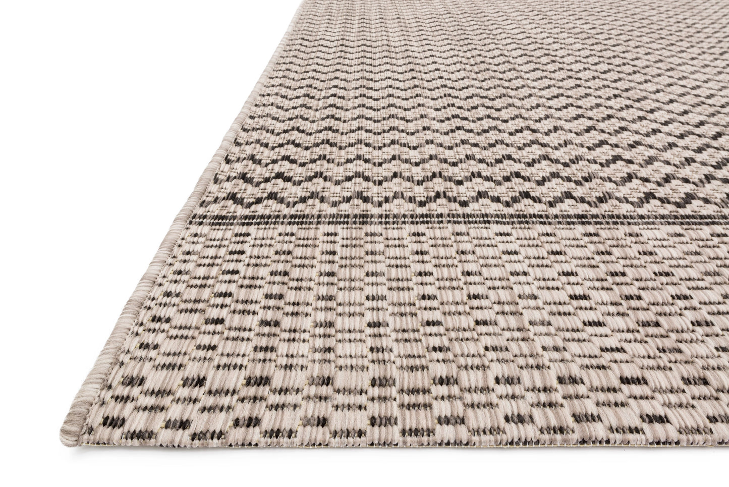 Loloi Isle Grey / Black 2'-2" x 3'-9" Accent Rug