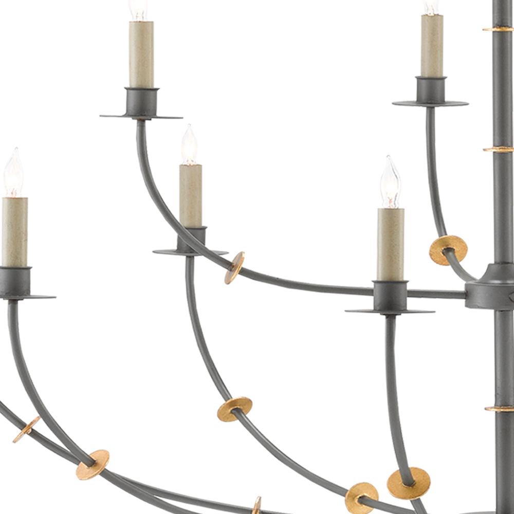 Balladier Gray Chandelier
