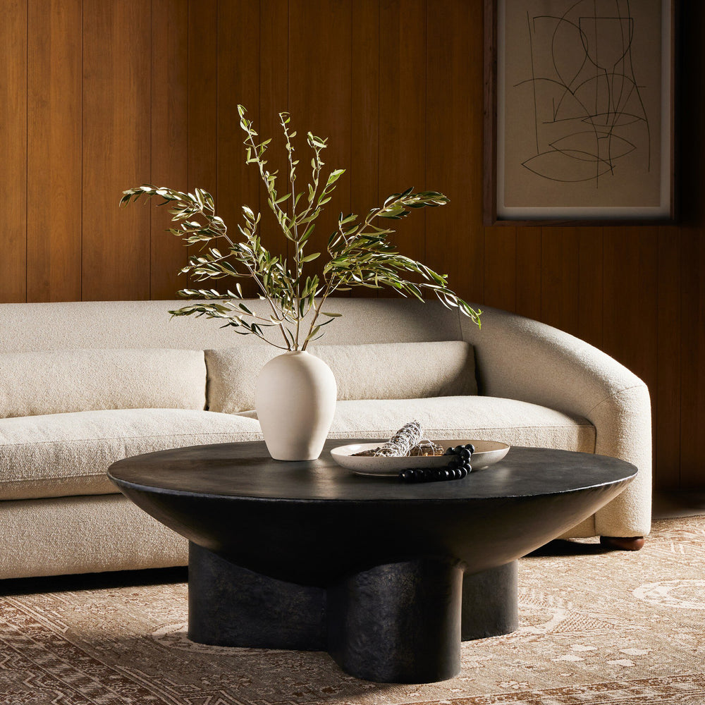 
                      
                        Sante Coffee Table 48" - Raw Black
                      
                    
