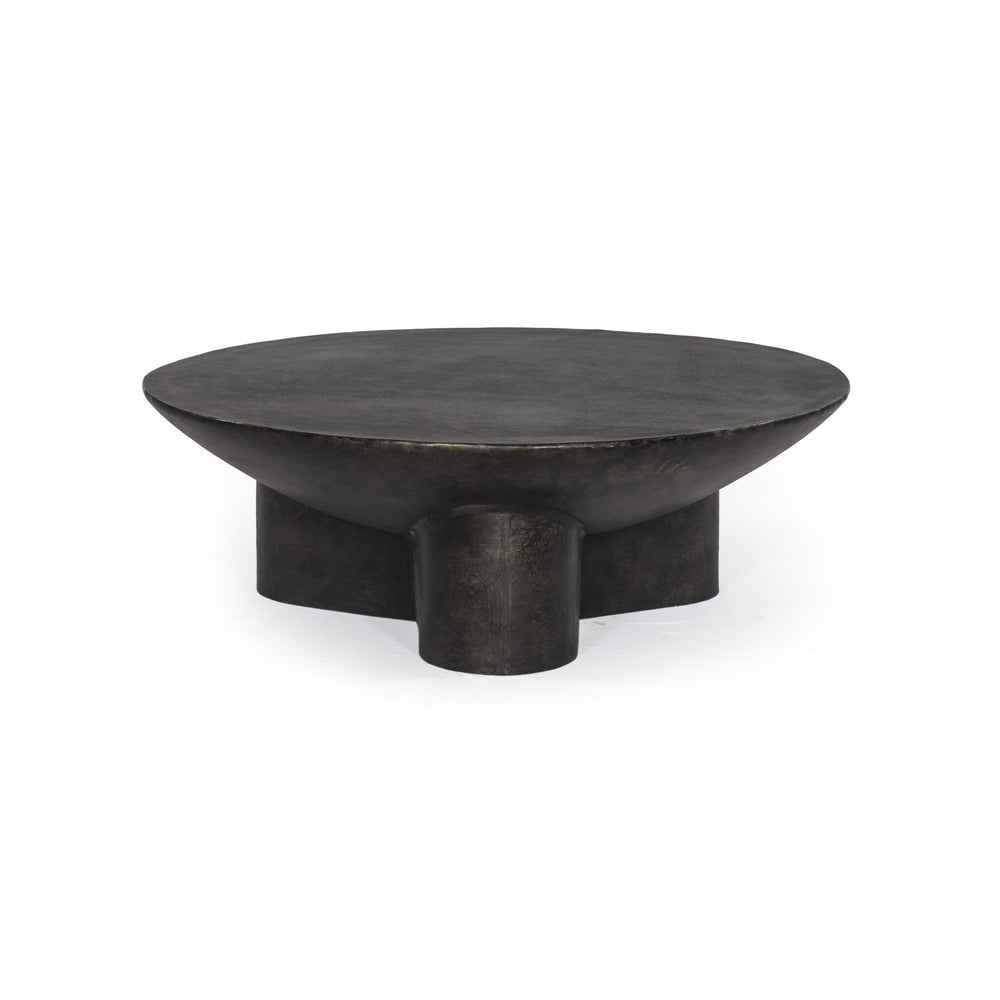 Sante Coffee Table 48" - Raw Black