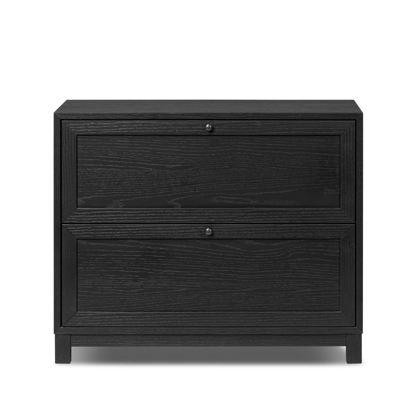 Millie Nightstand - Drifted Matte Black Veneer
