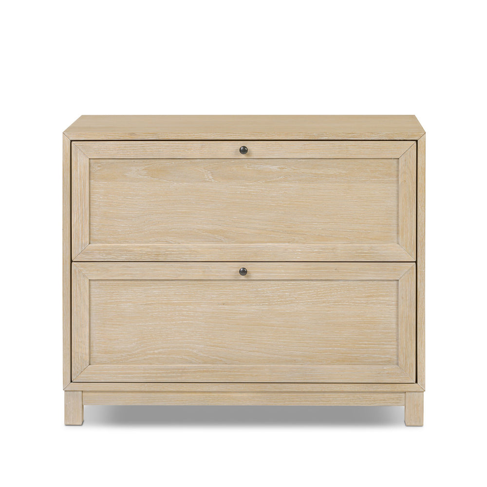 Millie Nightstand - Light Bleach Oak Veneer