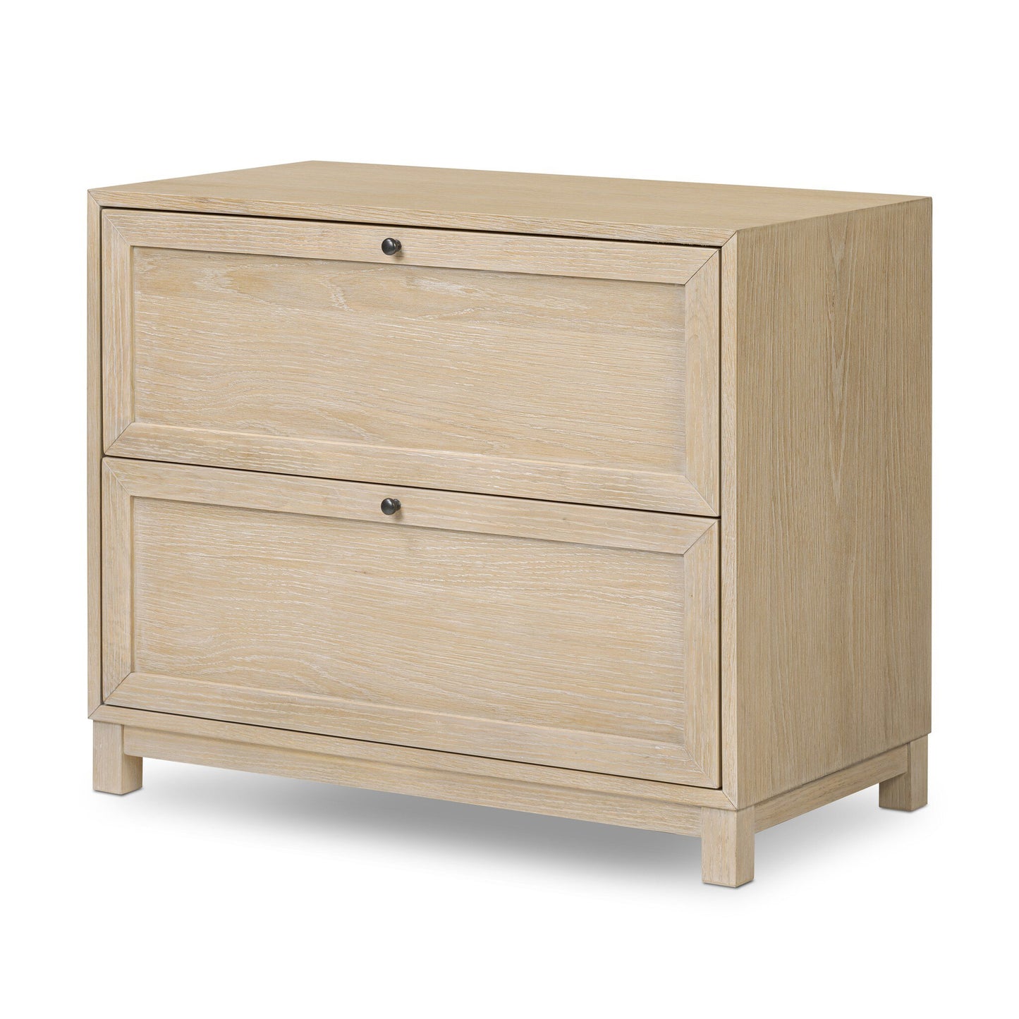 Millie Nightstand - Light Bleach Oak Veneer