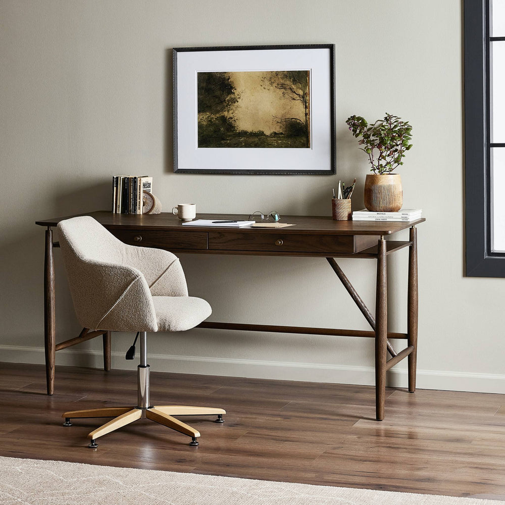 
                      
                        Markia Desk - Aged Oak Veneer
                      
                    