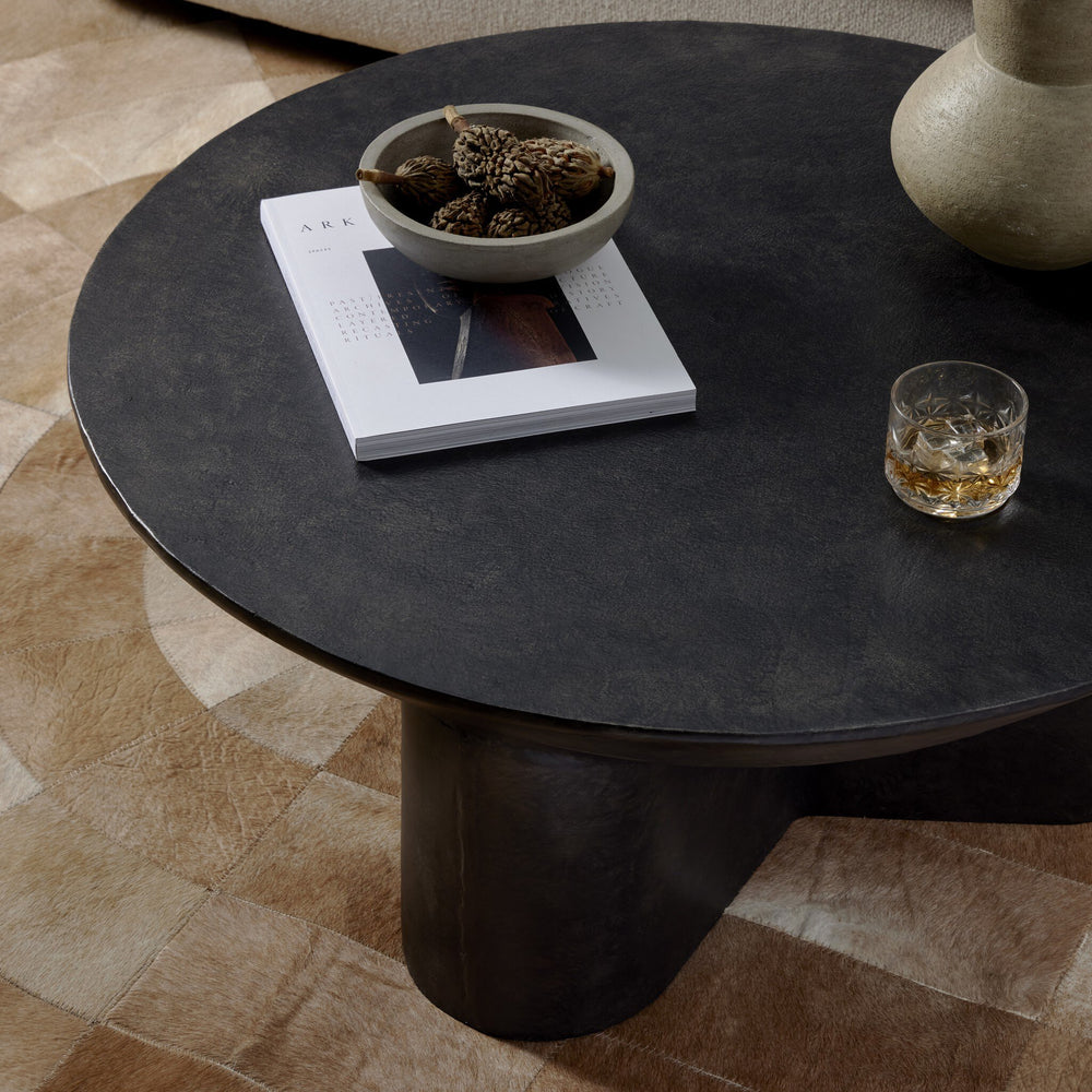 
                      
                        Sante Coffee Table 36" - Raw Black
                      
                    