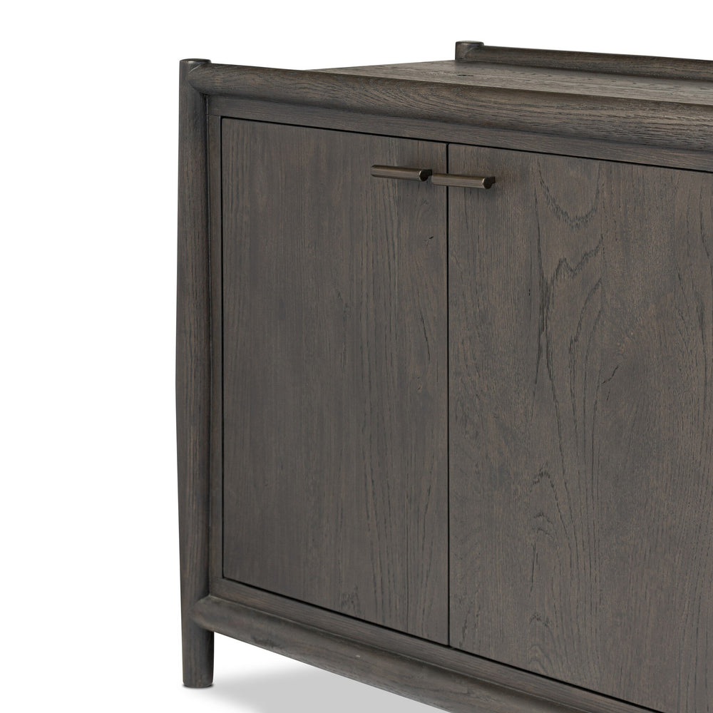 
                      
                        Glenview 6 Door Sideboard - Cracked Smoked Black Veneer
                      
                    