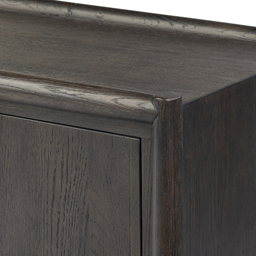 
                      
                        Glenview 6 Door Sideboard - Cracked Smoked Black Veneer
                      
                    