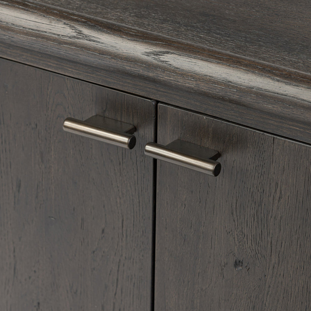 
                      
                        Glenview 6 Door Sideboard - Cracked Smoked Black Veneer
                      
                    