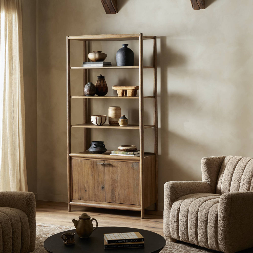 
                      
                        Glenview Bookcase - Weathered Oak
                      
                    
