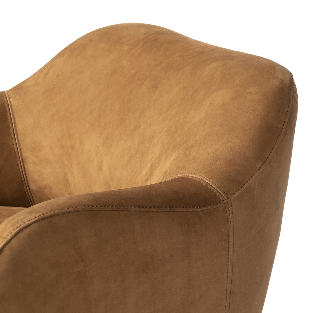 
                      
                        Julius Swivel Chair - Nubuck Cognac
                      
                    