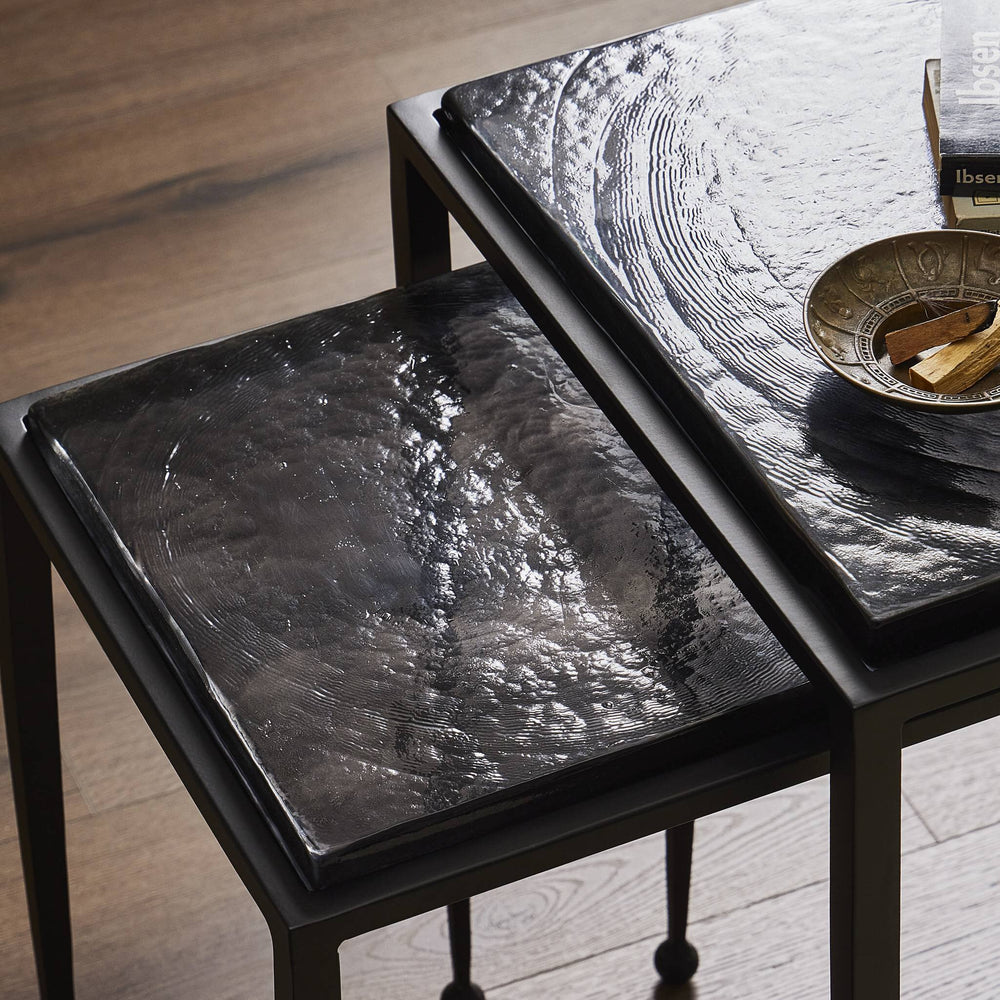 
                      
                        Dalston Nesting End Table Set - Smoked Black Cast Glass
                      
                    