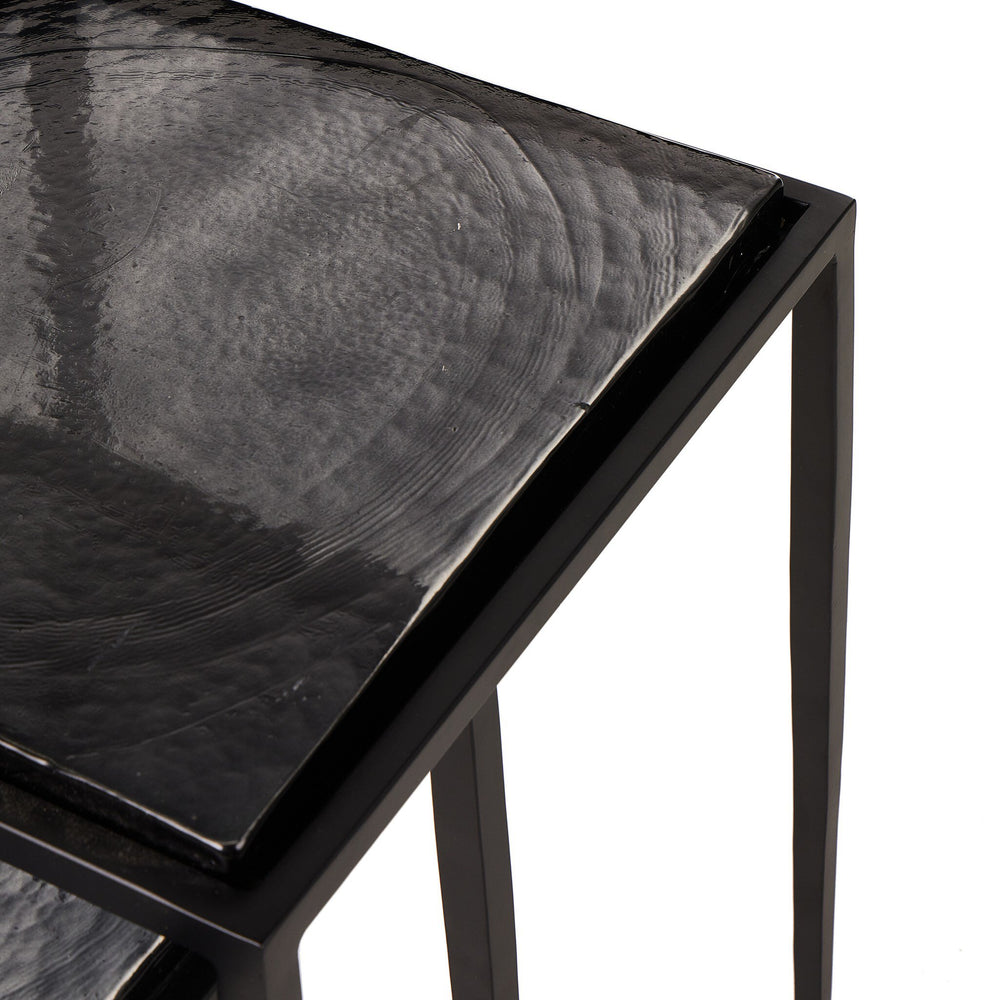 
                      
                        Dalston Nesting End Table Set - Smoked Black Cast Glass
                      
                    