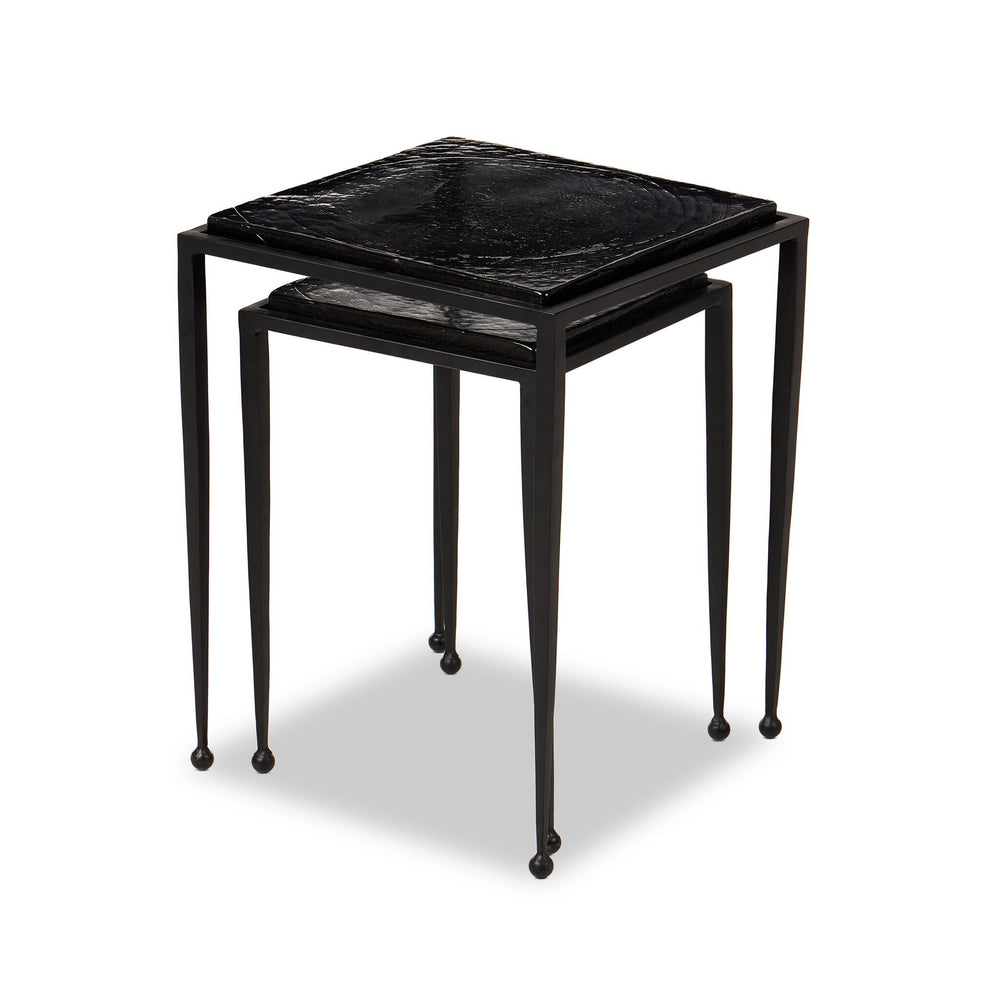 
                      
                        Dalston Nesting End Table Set - Smoked Black Cast Glass
                      
                    