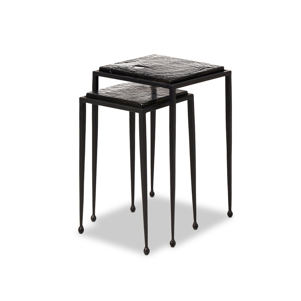 
                      
                        Dalston Nesting End Table Set - Smoked Black Cast Glass
                      
                    
