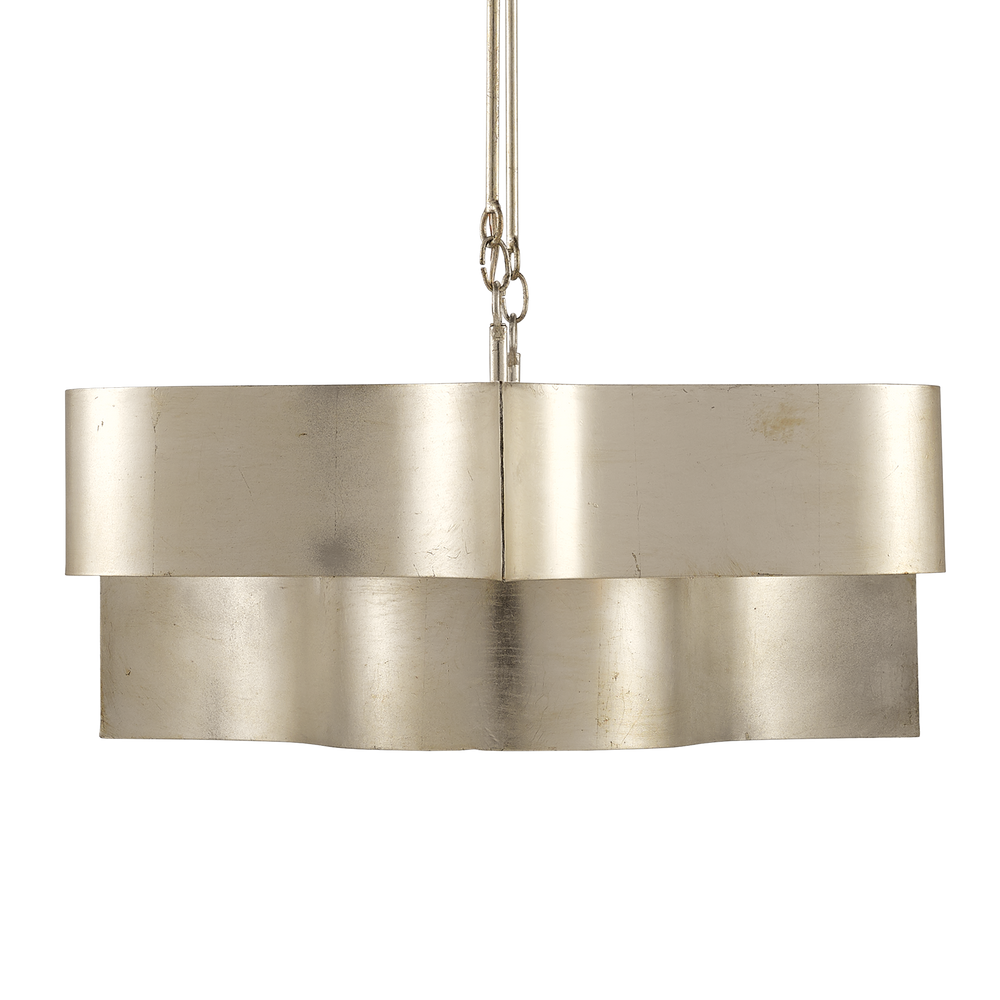 
                      
                        Grand Lotus Oval Silver Chandelier
                      
                    