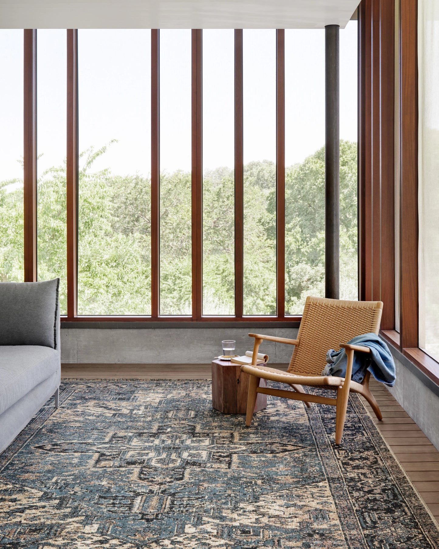 Loloi Sebastian Ocean / Midnight 3'-11" x 5'-11" Accent Rug