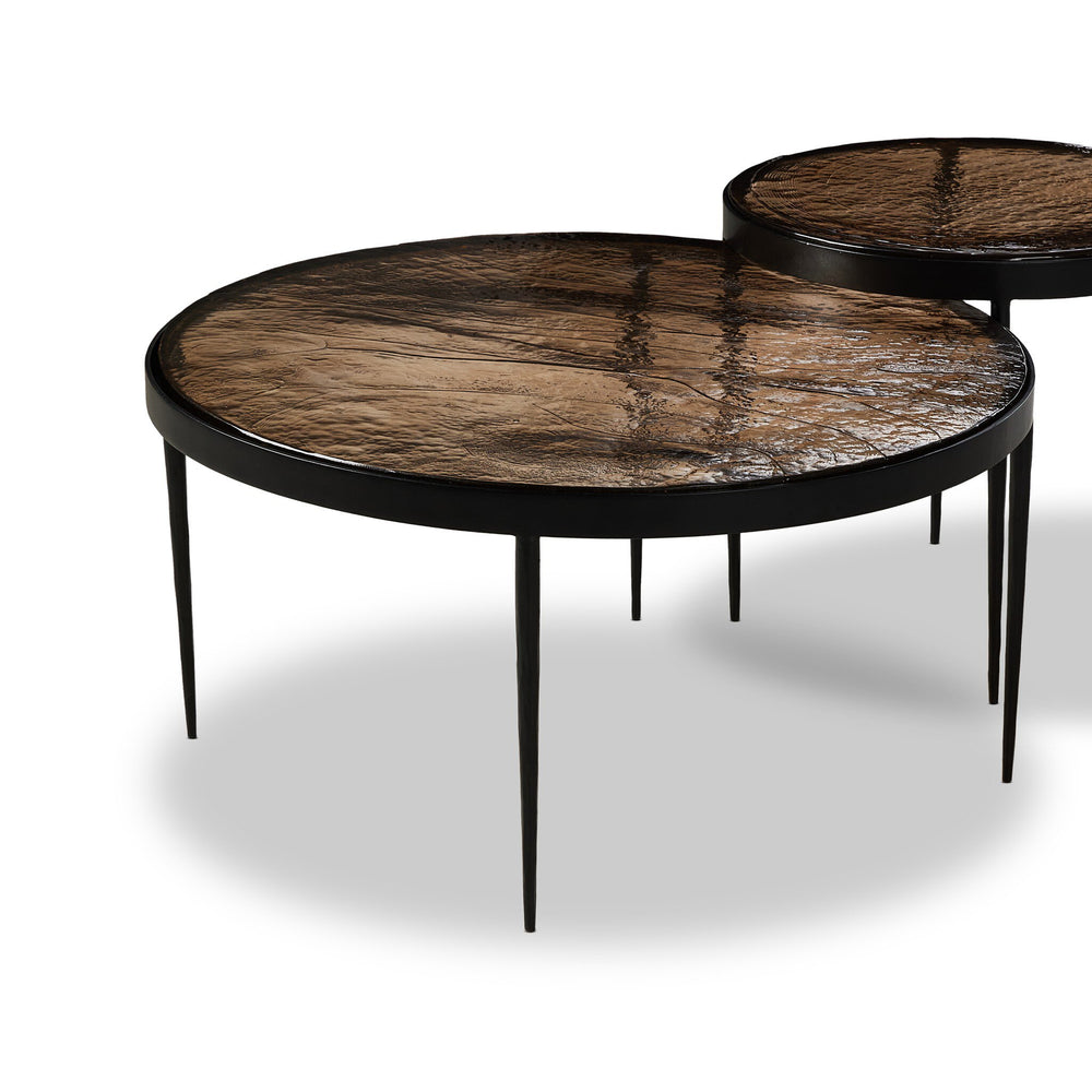 
                      
                        Yoko Nesting Tables - Smoked Brown Cast Glass
                      
                    
