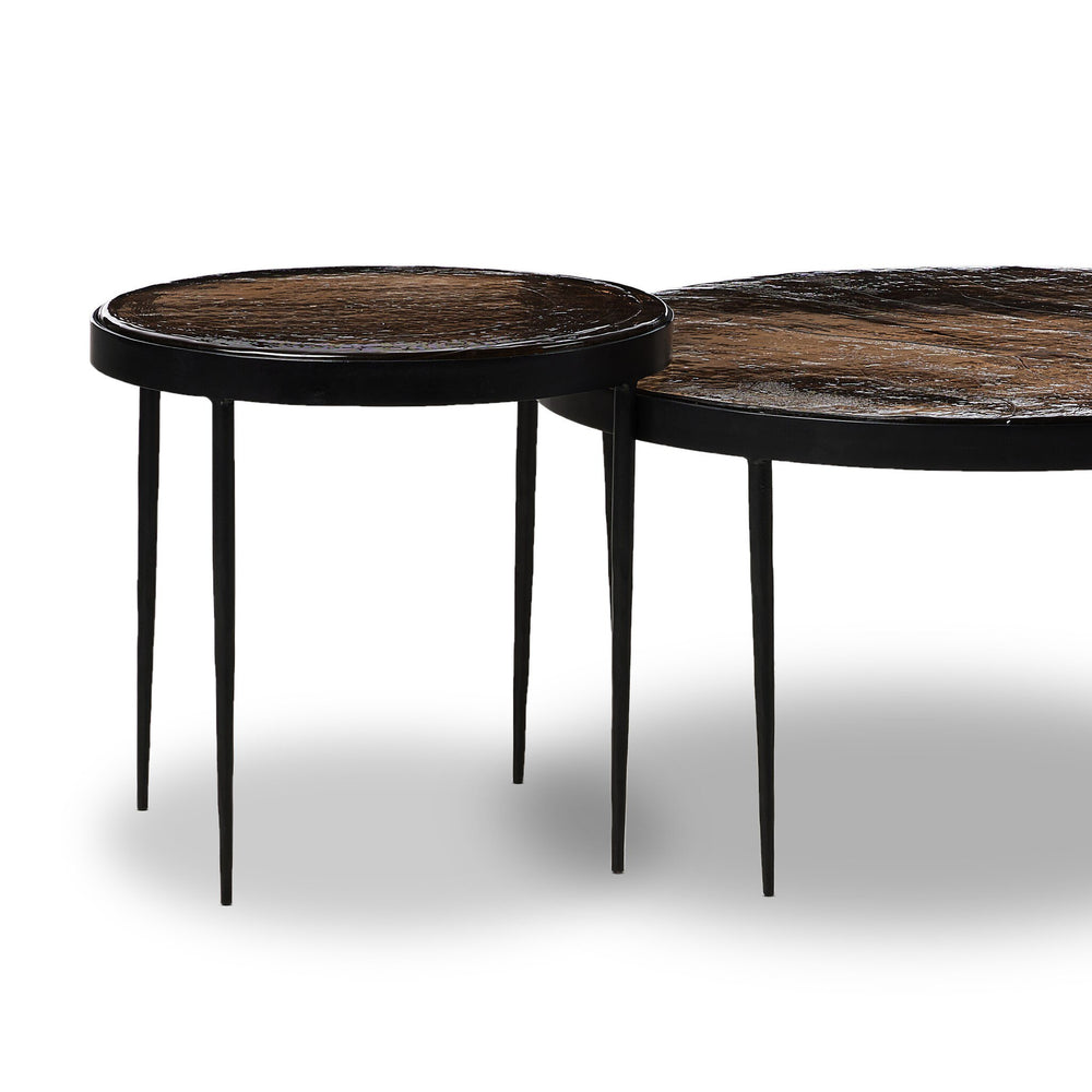 
                      
                        Yoko Nesting Tables - Smoked Brown Cast Glass
                      
                    