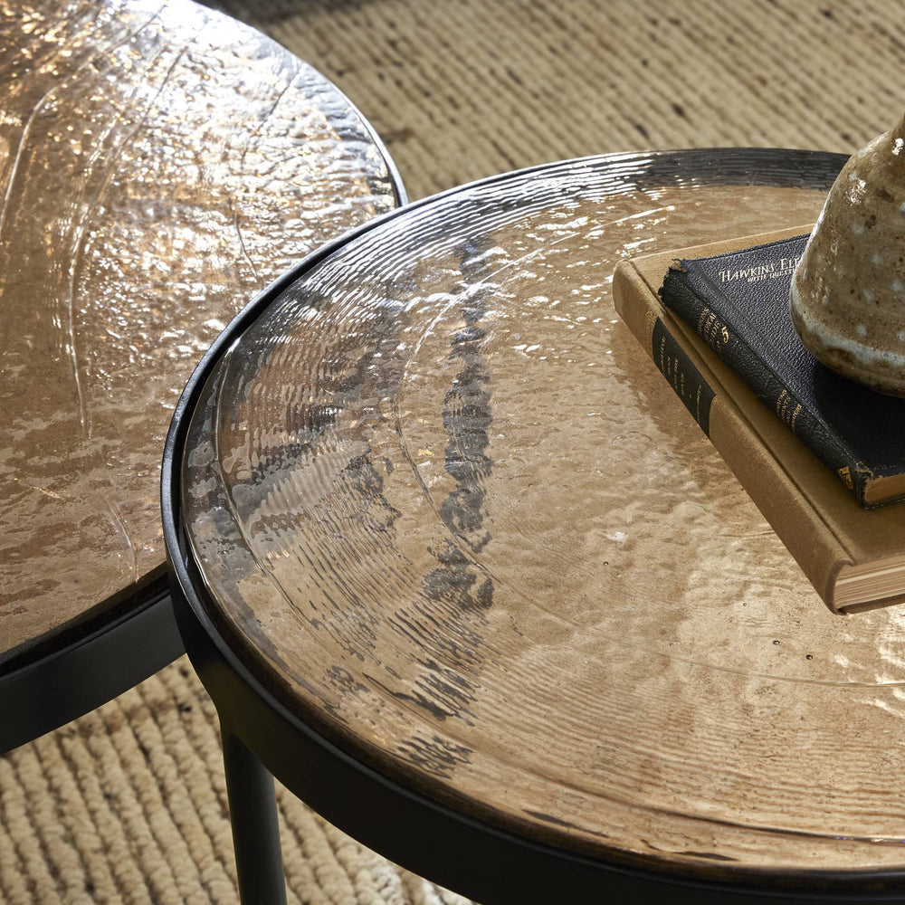 
                      
                        Yoko Nesting Tables - Smoked Brown Cast Glass
                      
                    
