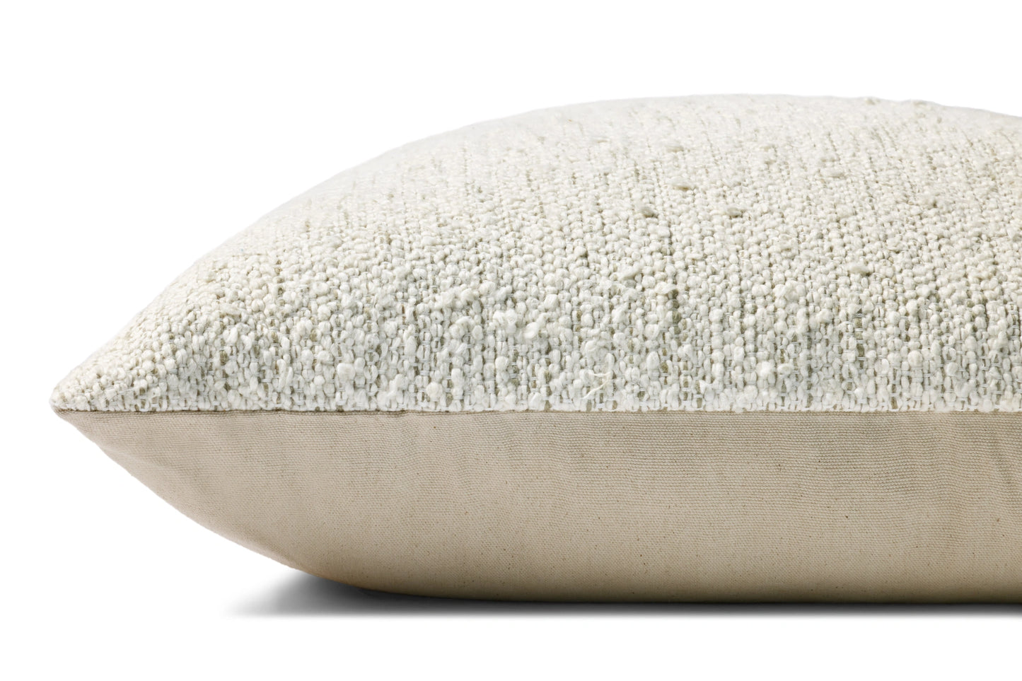 Loloi PLL0192 Ivory / Moss 22'' x 22'' Cover w/Poly