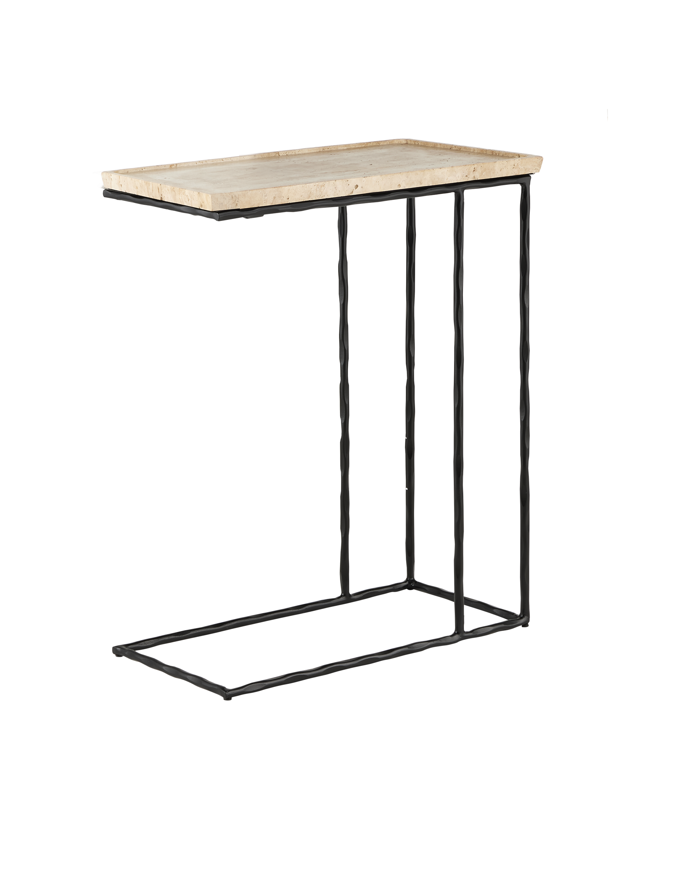 Boyles Travertine C Table