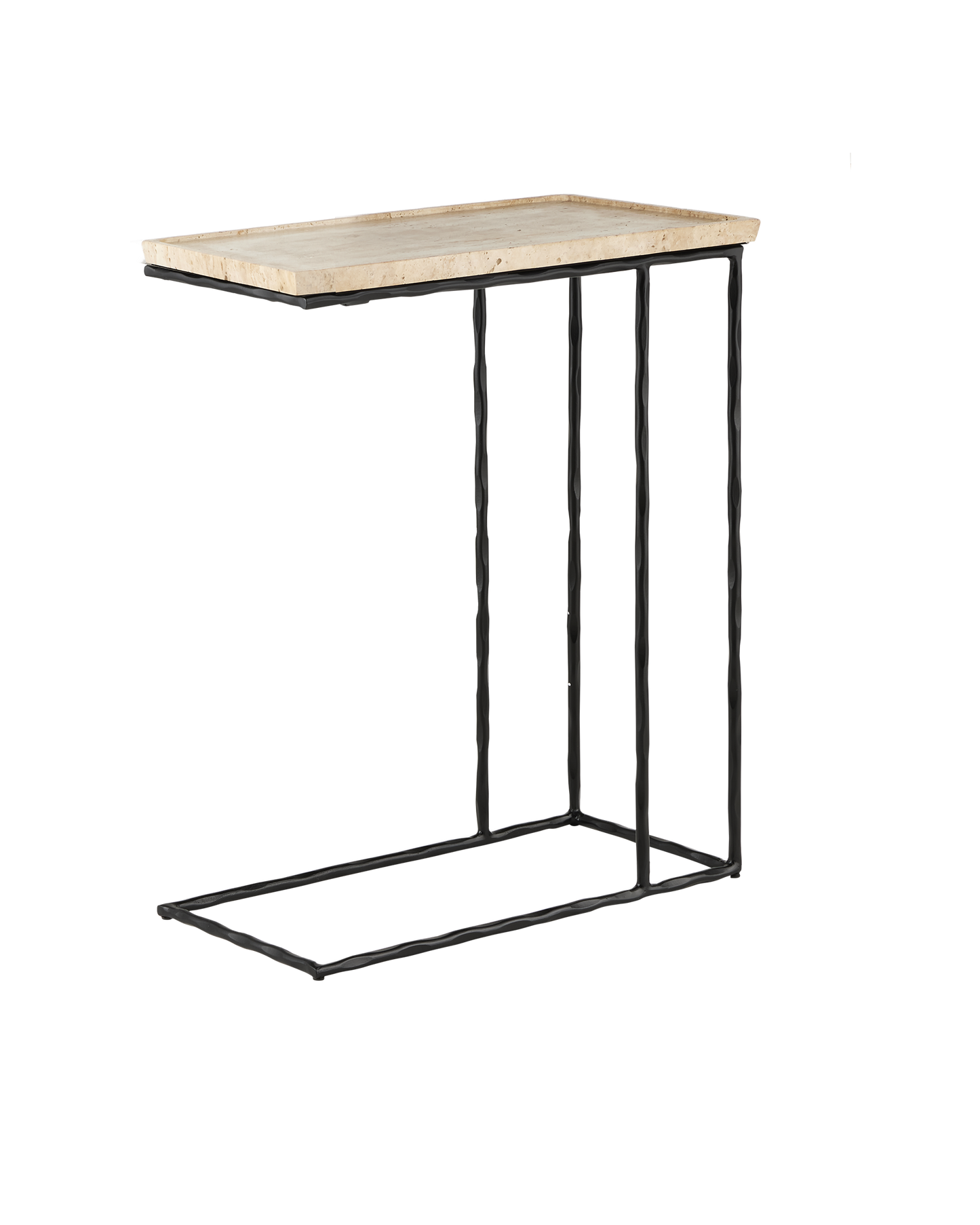 Boyles Travertine C Table