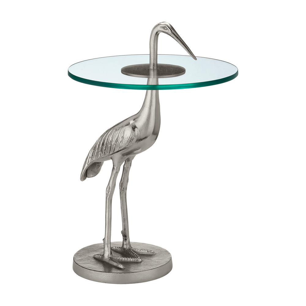 Crane Silver Accent Table