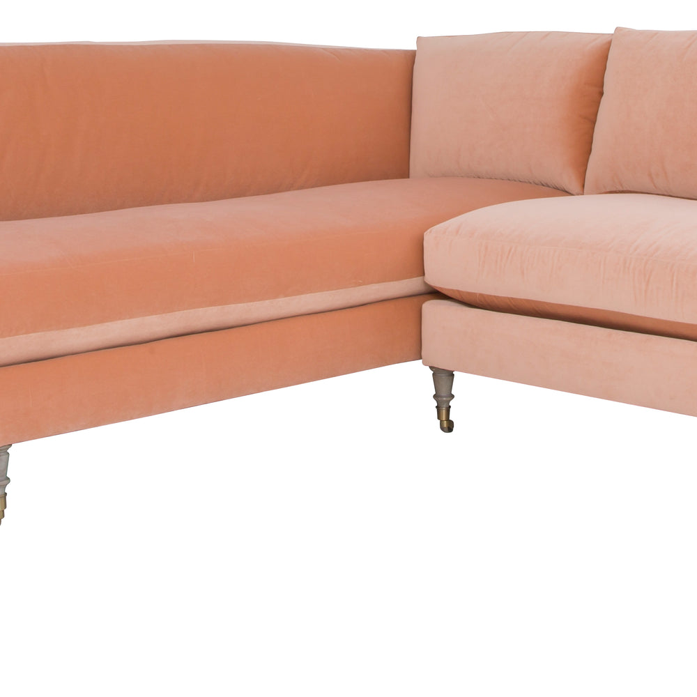 
                      
                        Dolce Velvet Sectional
                      
                    