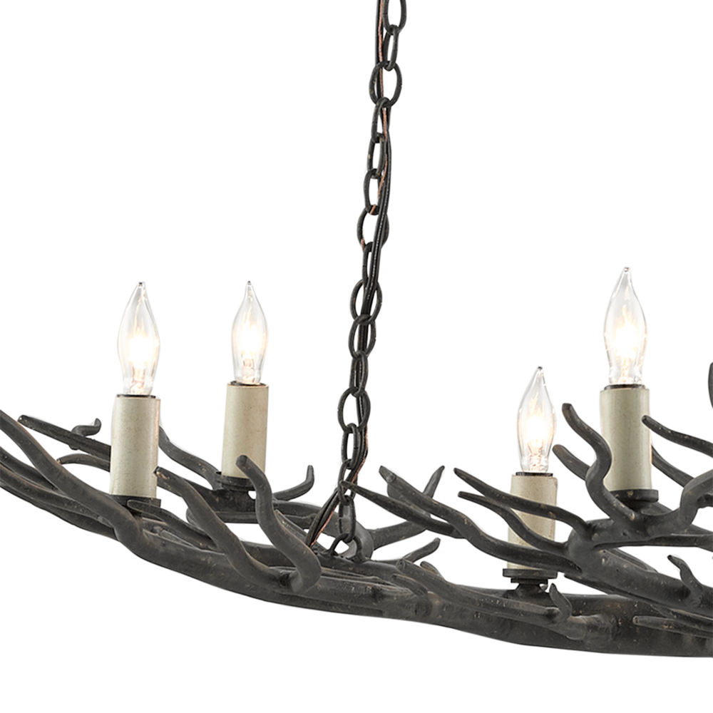 Rainforest Small Bronze Chandelier