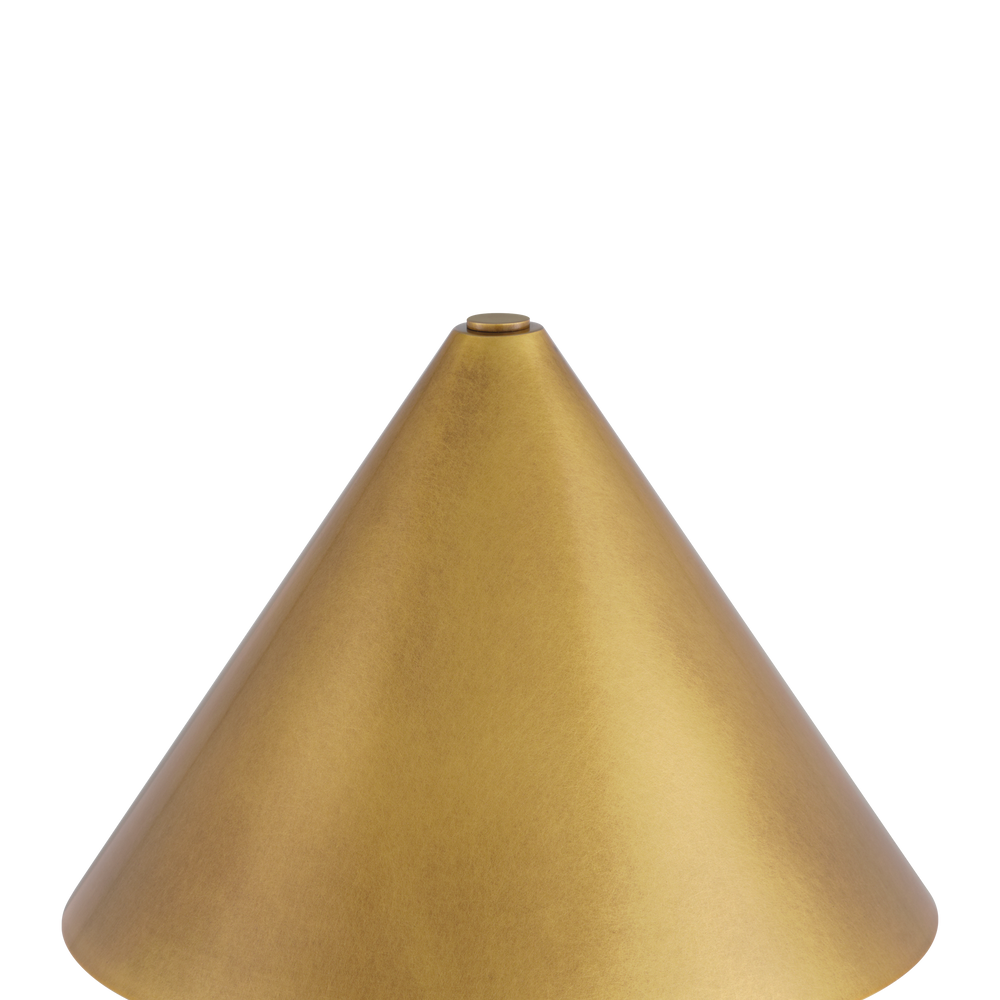 Journey Green & Brass Cordless Table Lamp.