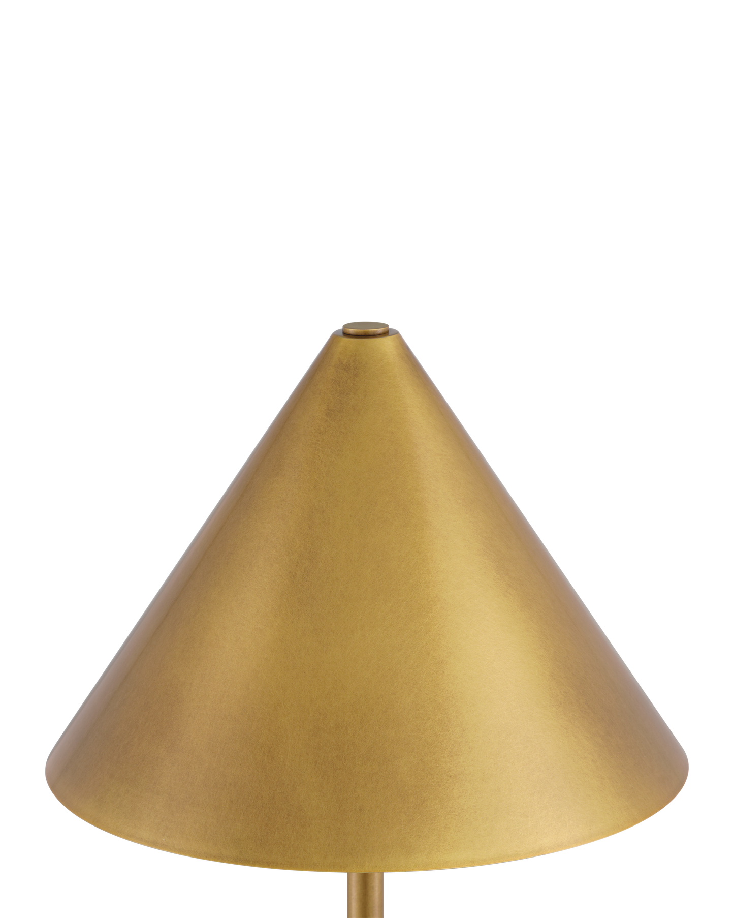 Journey Green & Brass Cordless Table Lamp.