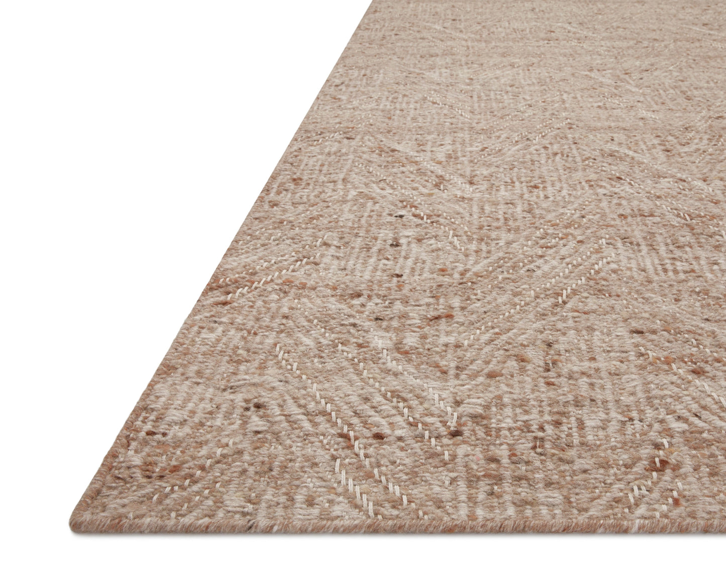 Loloi Raven Oatmeal / Natural 18" x 18" Sample Rug