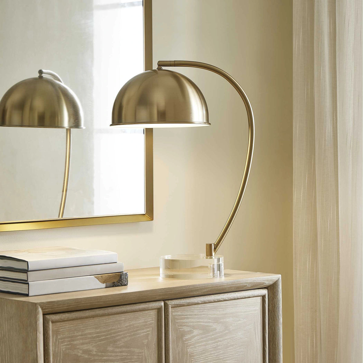 Romani Brass Desk Lamp