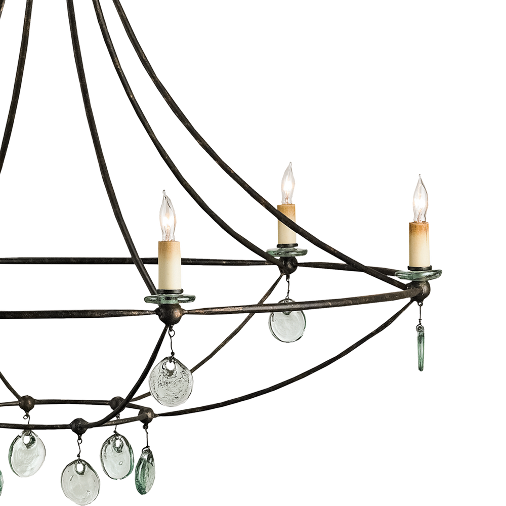 Novella Large Black Chandelier