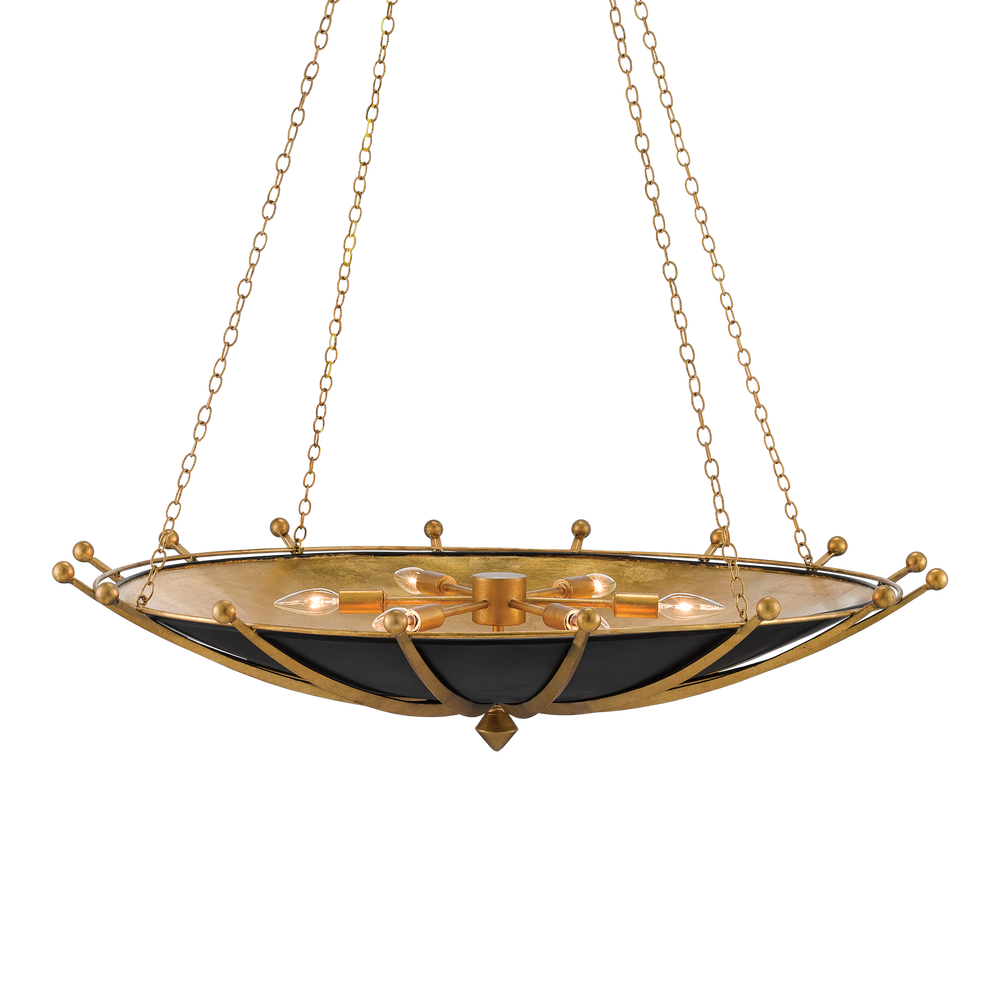 
                      
                        Fontaine Black & Gold Chandelier
                      
                    