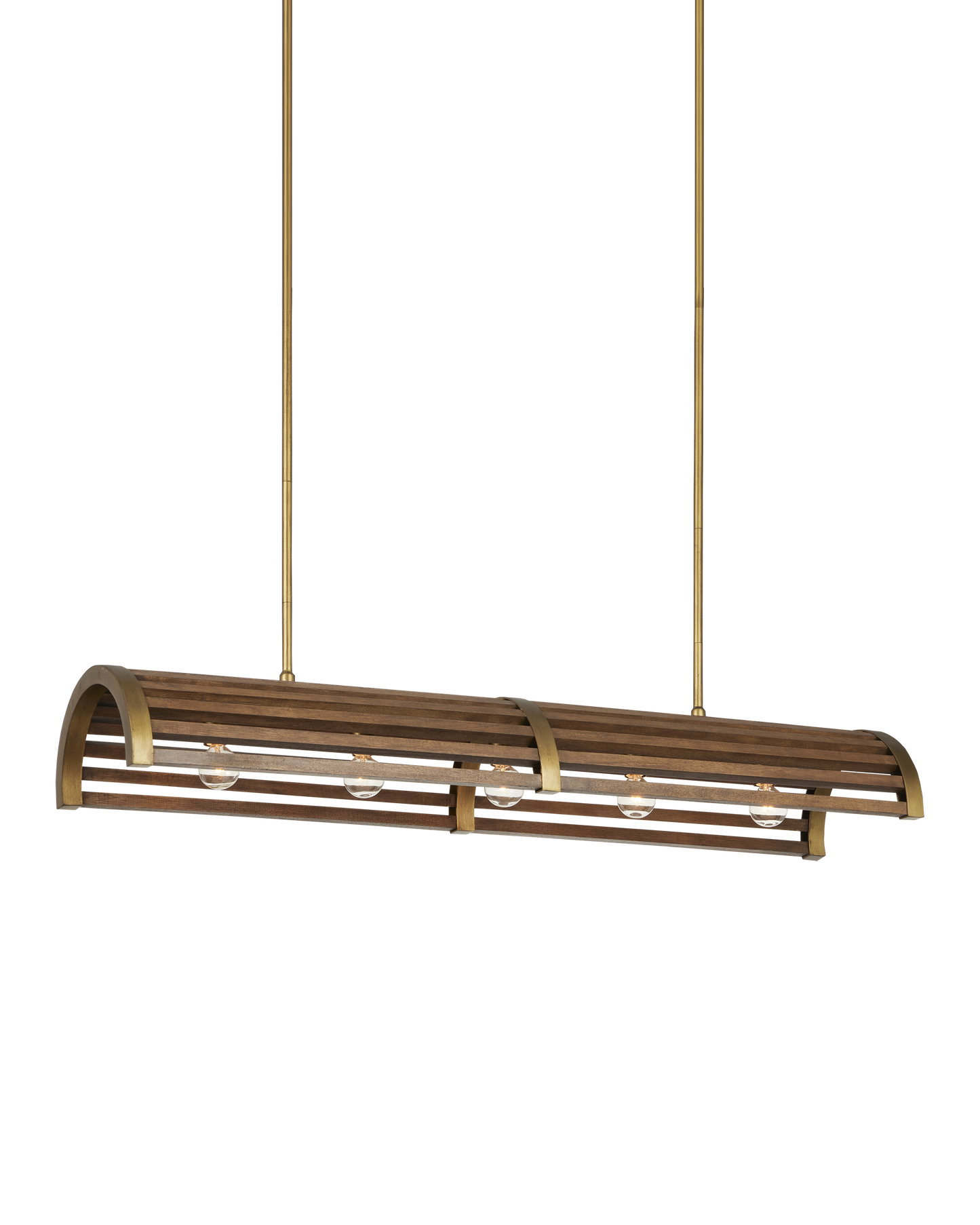 Woodbine Chestnut Rectangular Chandelier.