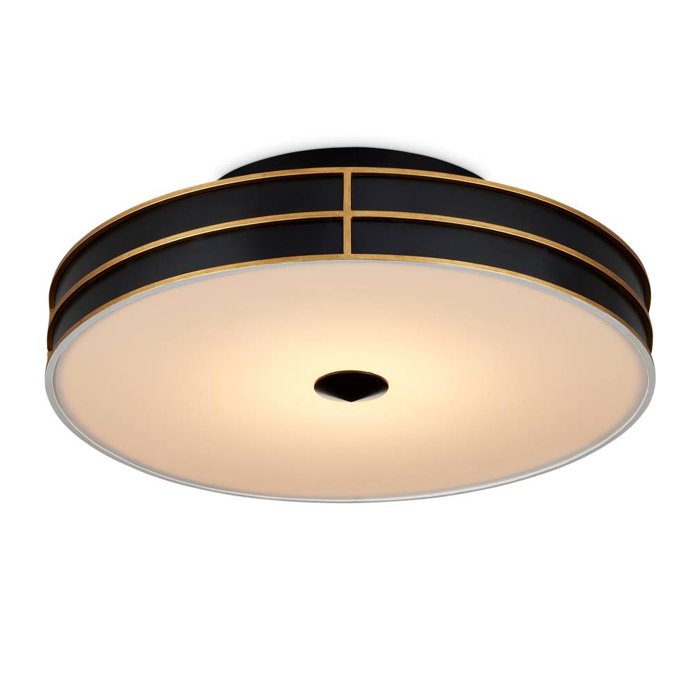 
                      
                        Fielding Black Flush Mount
                      
                    