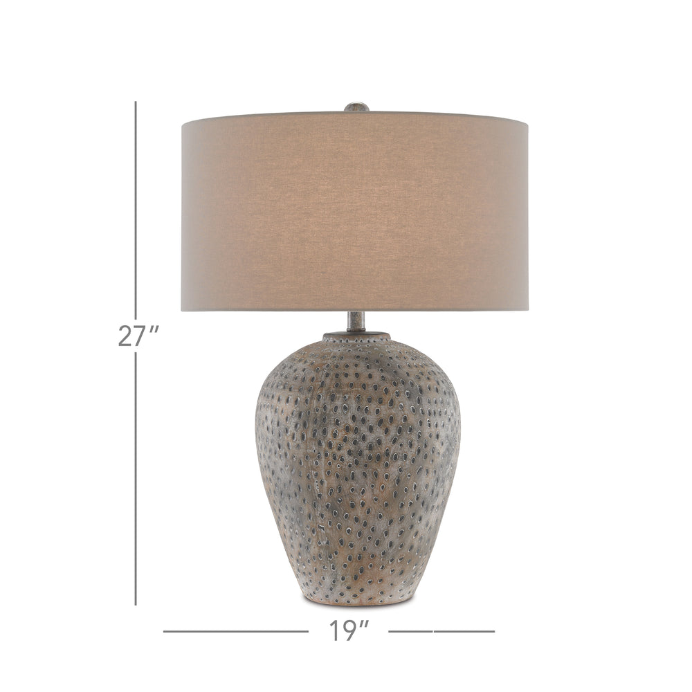
                      
                        Junius Gray Table Lamp.
                      
                    